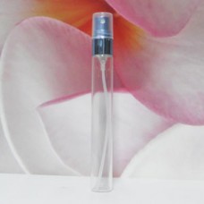 Tube Glass 8 ml Clear with Aluminium Sprayer: BLUE